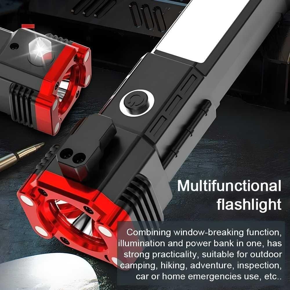 Torch - Hammer Torch LED Flashlight with Power Bank